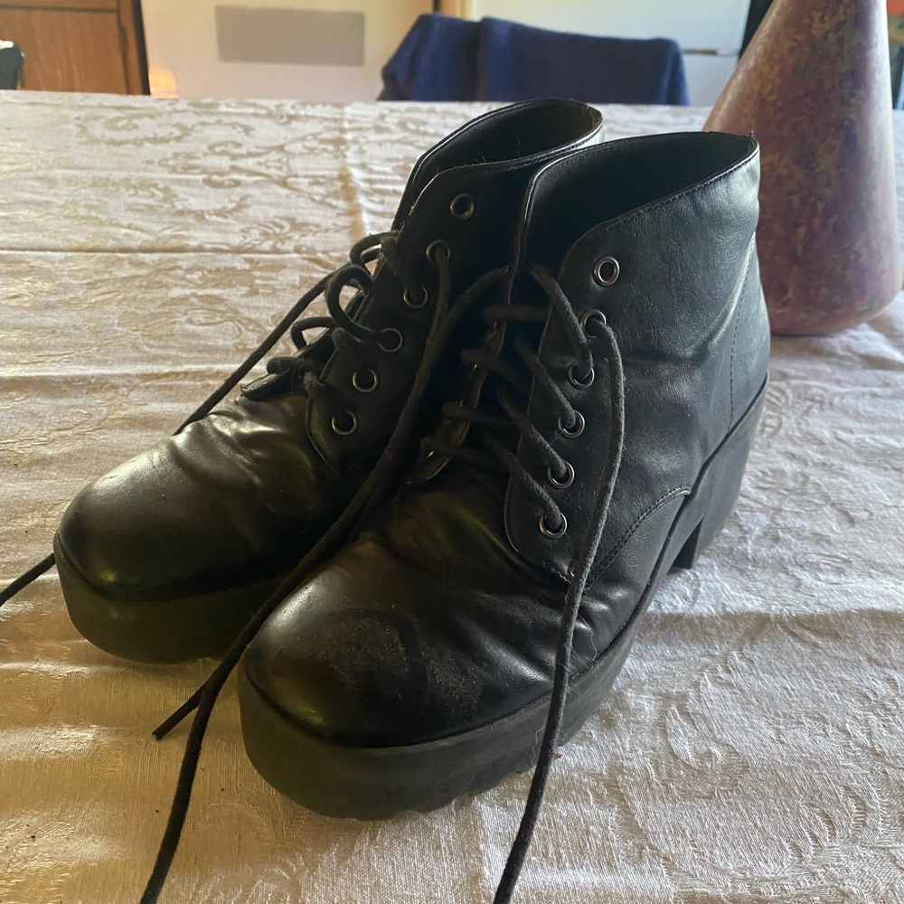 Black boots